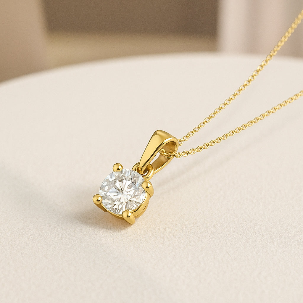 The Classic Solitaire Spark Necklace
