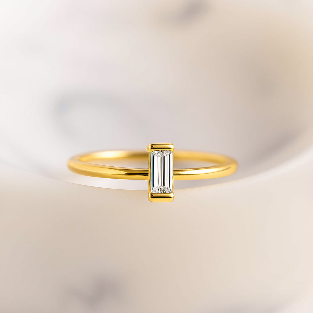 Minimalist Baguette Ring