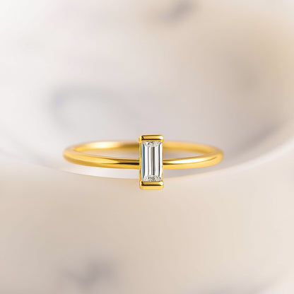 Minimalist Baguette Ring