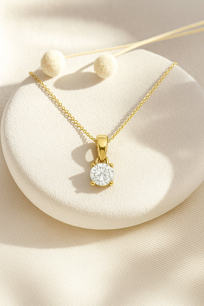 The Classic Solitaire Spark Necklace