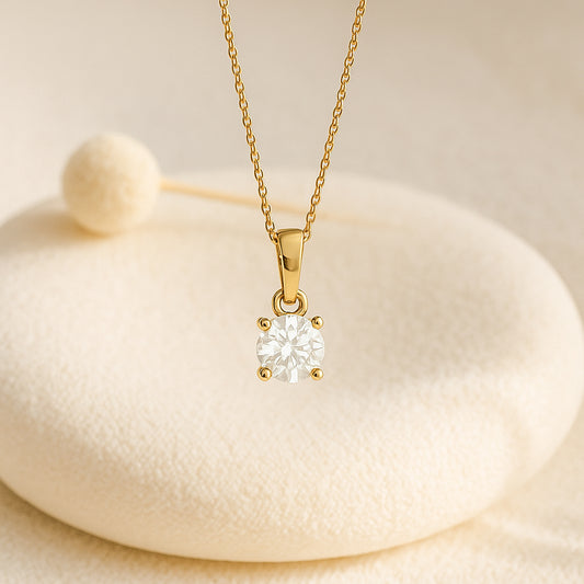 The Classic Solitaire Spark Necklace